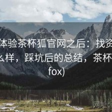 实际体验茶杯狐官网之后：找资源效率怎么样，踩坑后的总结，茶杯狐(upfox)